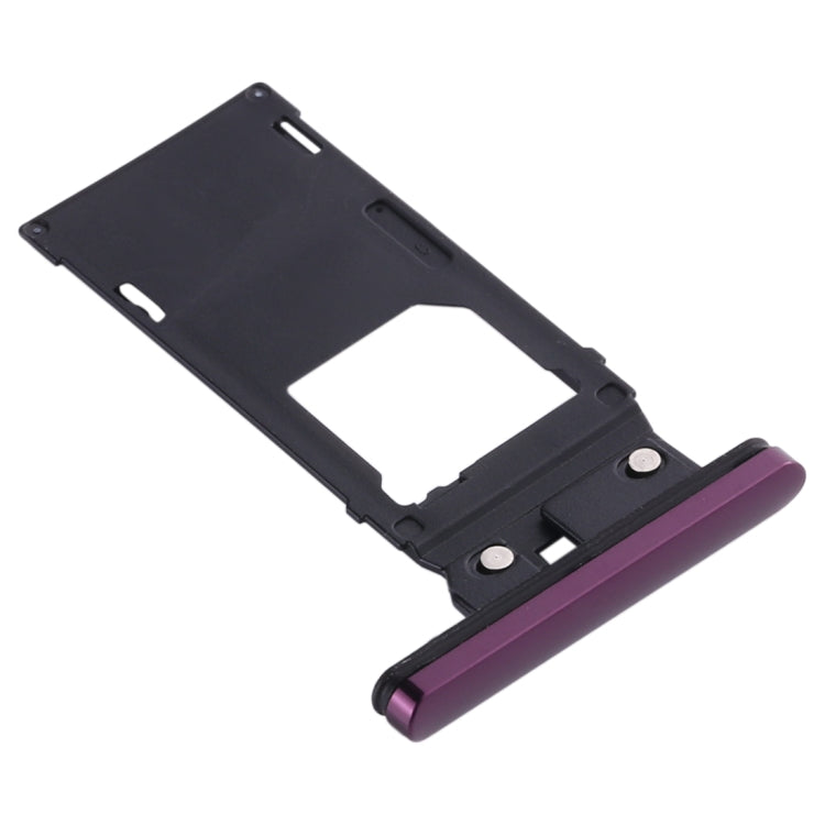 SIM Card Tray + Micro SD Card Tray for Sony Xperia XZ3(Purple) - Card Tray by PMc TechLife | Online Shopping South Africa | PMc TechLife | Buy Now Pay Later Mobicred
