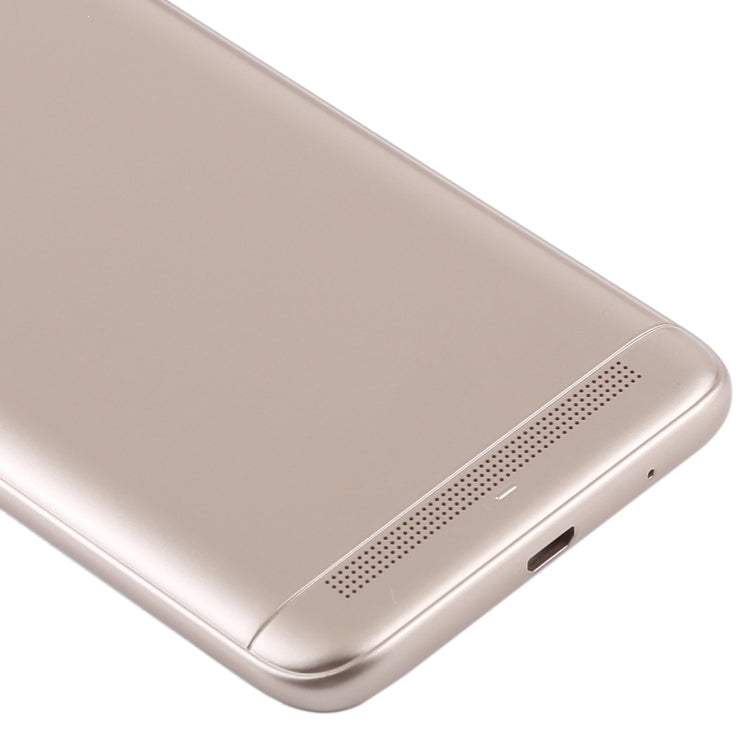 Back Cover with Camera Lens & Side Keys for Xiaomi Redmi 5A(Gold) - Back Cover by PMc TechLife | Online Shopping South Africa | PMc TechLife | Buy Now Pay Later Mobicred
