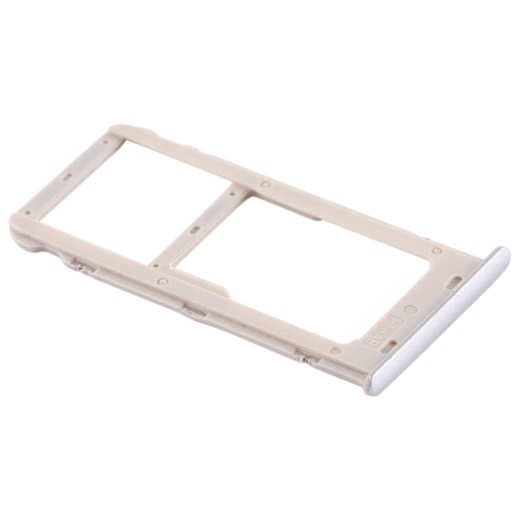 SIM Card Tray + SIM Card Tray / Micro SD Card Tray for Huawei Honor 6A (Silver) - Card Socket by PMc TechLife | Online Shopping South Africa | PMc TechLife | Buy Now Pay Later Mobicred