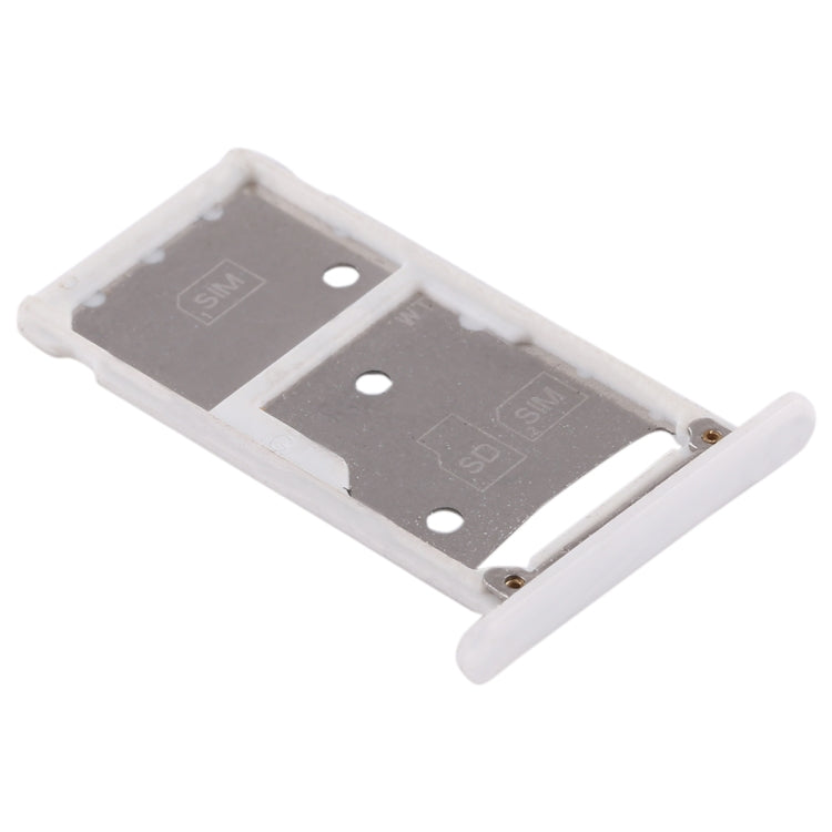 2 SIM Card Tray / Micro SD Card Tray for Huawei Enjoy 6 / AL00(White) - Card Socket by PMc TechLife | Online Shopping South Africa | PMc TechLife | Buy Now Pay Later Mobicred