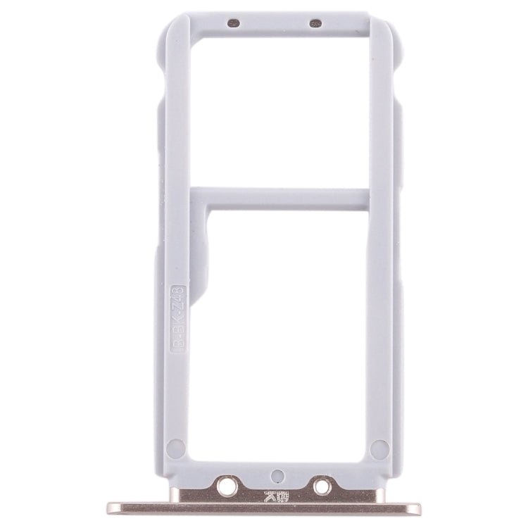 SIM Card Tray + SIM Card Tray / Micro SD Card for Huawei Honor View 10 / V10(Gold) - Card Socket by PMc TechLife | Online Shopping South Africa | PMc TechLife | Buy Now Pay Later Mobicred
