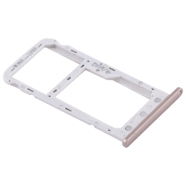 SIM Card Tray + SIM Card Tray / Micro SD Card for Huawei Enjoy 7 (Gold) - Card Socket by PMc TechLife | Online Shopping South Africa | PMc TechLife | Buy Now Pay Later Mobicred