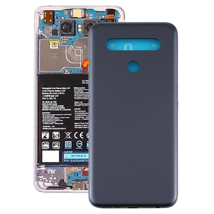 Battery Back Cover for LG Q61(Black) - For LG by PMC Jewellery | Online Shopping South Africa | PMC Jewellery | Buy Now Pay Later Mobicred
