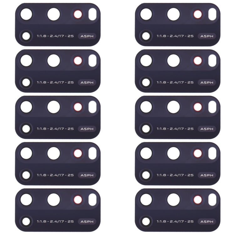 For Vivo V19 10pcs Back Camera Lens - Camera Parts by PMC TechLife | Online Shopping South Africa | PMC TechLife