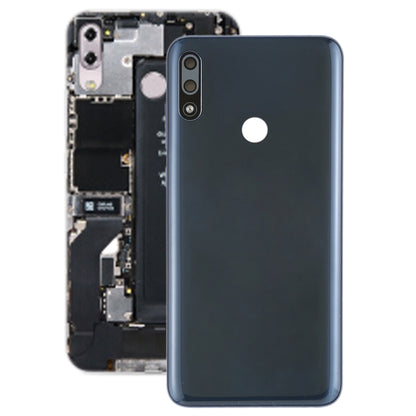 Battery Back Cover with Camera Lens & Side Keys for Asus Zenfone Max Pro (M2) ZB631KL(Dark Blue) - Back Cover by PMC Jewellery | Online Shopping South Africa | PMC Jewellery | Buy Now Pay Later Mobicred