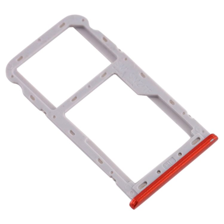 For Meizu M6T SIM Card Tray + SIM / Micro SD Card Tray (Red) - For Meizu by PMc TechLife | Online Shopping South Africa | PMc TechLife | Buy Now Pay Later Mobicred