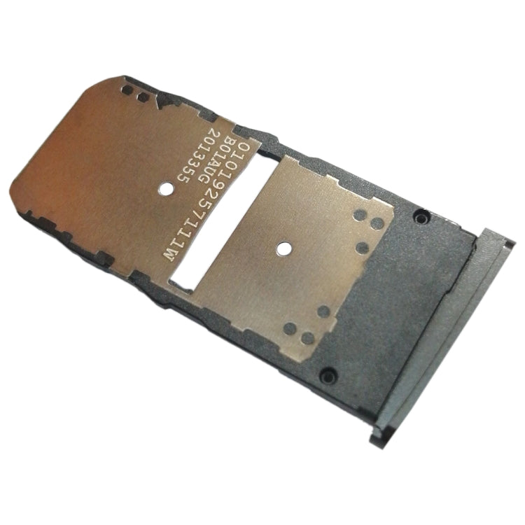 SIM Card Tray + Micro SD Card Tray for Motorola Moto Z2 Force(Black) - Card Socket by PMc TechLife | Online Shopping South Africa | PMc TechLife | Buy Now Pay Later Mobicred