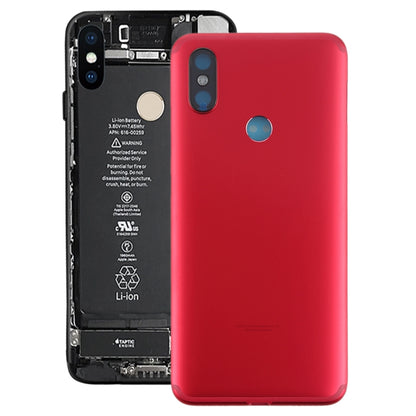 Back Cover for Xiaomi Mi 6X / A2(Red) - Back Cover by PMC Jewellery | Online Shopping South Africa | PMC Jewellery | Buy Now Pay Later Mobicred