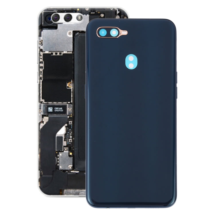 For OPPO A7 / A7n / AX7 Battery Back Cover (Blue) - Back Cover by PMC Jewellery | Online Shopping South Africa | PMC Jewellery | Buy Now Pay Later Mobicred