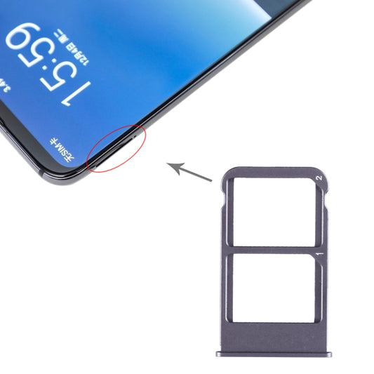 For Meizu 16 Plus SIM Card Tray + SIM Card Tray (Grey) - Card Socket by PMC Jewellery | Online Shopping South Africa | PMC Jewellery | Buy Now Pay Later Mobicred