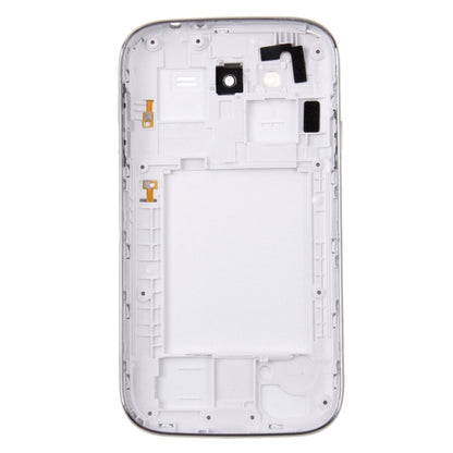 For Galaxy Grand Duos / i9082 Middle Frame Bezel + Battery Back Cover (White) - Back Cover by PMC Jewellery | Online Shopping South Africa | PMC Jewellery | Buy Now Pay Later Mobicred