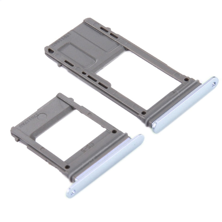 For Galaxy A5 (2017) / A520 & A7 (2017) / A720 SIM Card Tray + Micro SD Card Tray, Single Card (Blue) - free shipping - PMc TechLife - Order now!