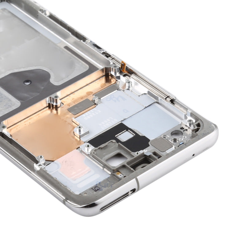 For Samsung Galaxy S20 Ultra  Middle Frame Bezel Plate with Side Keys (Silver) - free shipping - PMc TechLife - Order now!