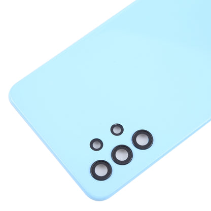 For Samsung Galaxy A32 5G Battery Back Cover with Camera Lens Cover(Blue) - Galaxy A Series Parts by PMC Jewellery | Online Shopping South Africa | PMC Jewellery | Buy Now Pay Later Mobicred