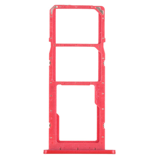 For Samsung Galaxy A02s SM-A025 SIM Card Tray + SIM Card Tray + Micro SD Card Tray (Red) - Galaxy A Series Parts by PMC Jewellery | Online Shopping South Africa | PMC Jewellery | Buy Now Pay Later Mobicred