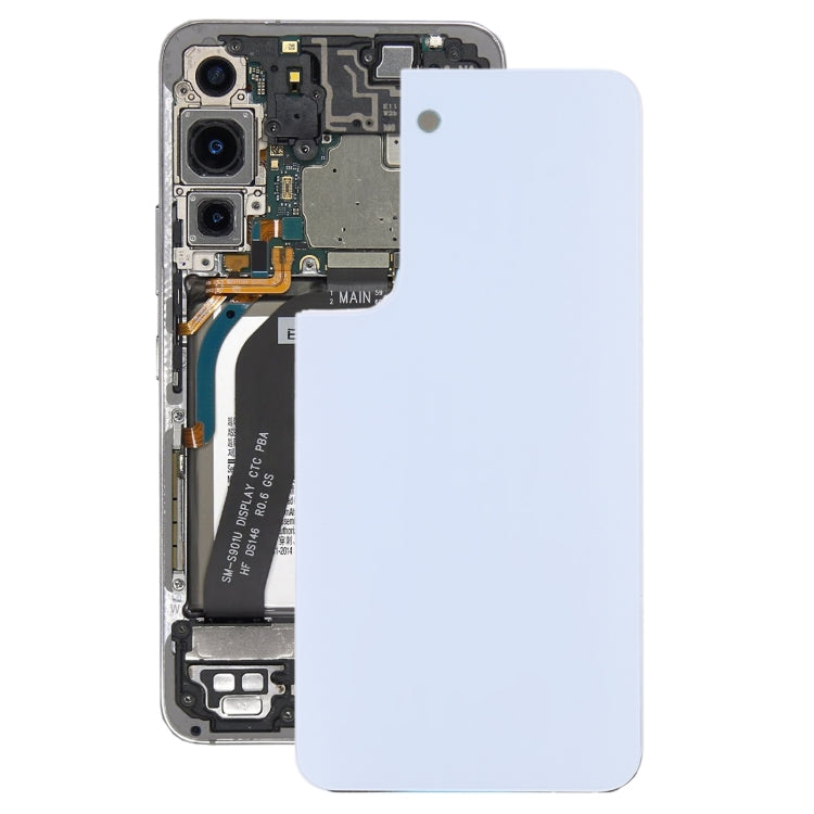 For Samsung Galaxy S22 Battery Back Cover (White) - Back Cover by PMC Jewellery | Online Shopping South Africa | PMC Jewellery | Buy Now Pay Later Mobicred