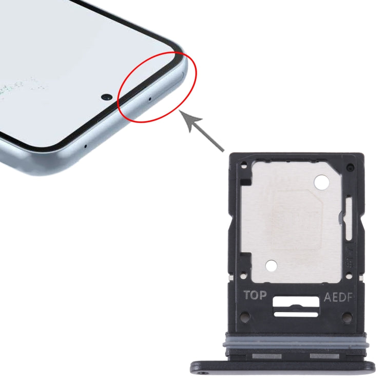 For Samsung Galaxy A54 SM-A546 Original SIM Card Tray + Micro SD Card Tray (Black) - free shipping - PMc TechLife - Order now!
