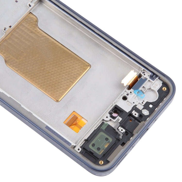 For Samsung Galaxy A35 SM-A356B 6.43 inch OLED LCD Screen Digitizer Full Assembly with Frame(Dark Blue) - free shipping - PMc TechLife - Order now!