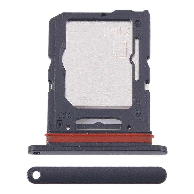 For Samsung Galaxy M55 SM-M556B Original SIM Card Tray + SIM Card Tray / Micro SD Card Tray (Black) - Galaxy M Series Parts by PMC Jewellery | Online Shopping South Africa | PMC Jewellery | Buy Now Pay Later Mobicred