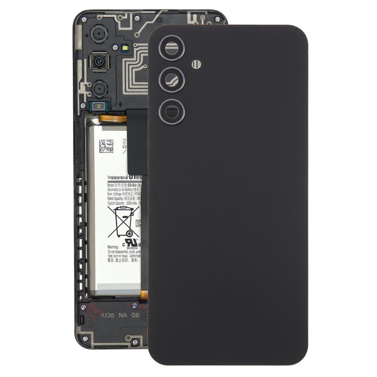 For Samsung Galaxy A34 SM-A346B Back Cover with Camera Lens Cover(Black) - free shipping - PMC TechLife - Order now!