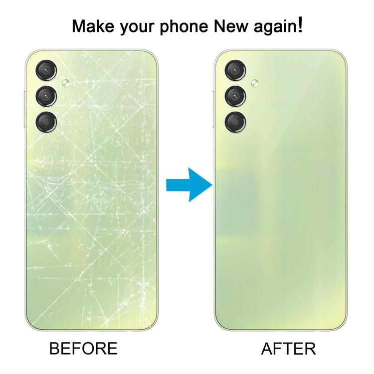 For Samsung Galaxy A24 SM-A245 Back Cover with Camera Lens Cover(Green) - free shipping - PMC TechLife - Order now!