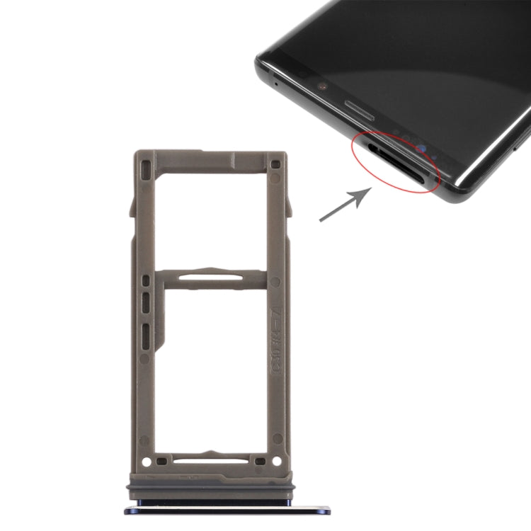 For Galaxy Note9 SIM Card Tray +  Micro SD Card Tray (Blue) - free shipping - PMc TechLife - Order now!
