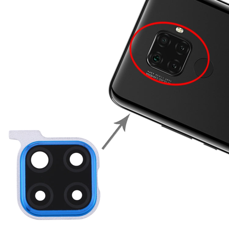 For Huawei Nova 5i Pro  10pcs Camera Lens Cover (Blue) - free shipping - PMC TechLife - Order now!