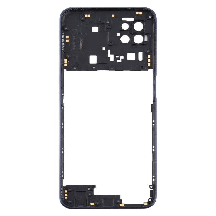For OPPO A72 5G PDYM20 Middle Frame Bezel Plate (Black) - Frame Bezel Plate by PMC Jewellery | Online Shopping South Africa | PMC Jewellery | Buy Now Pay Later Mobicred