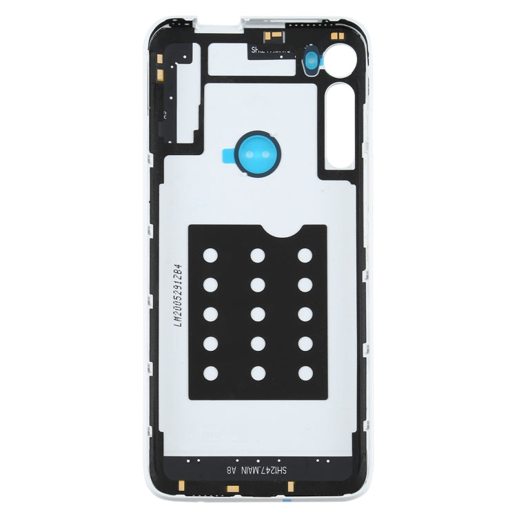 Original Battery Back Cover for Motorola Moto One Fusion Plus PAKF0002IN (White) - Back Cover by PMC Jewellery | Online Shopping South Africa | PMC Jewellery | Buy Now Pay Later Mobicred