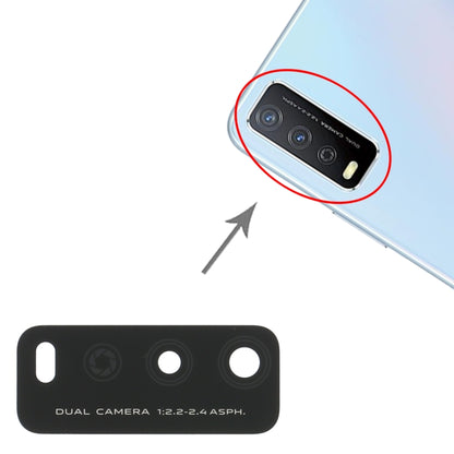 For Vivo Y12s V2026 V2033 10pcs Back Camera Lens - Camera Parts by PMC Jewellery | Online Shopping South Africa | PMC Jewellery | Buy Now Pay Later Mobicred