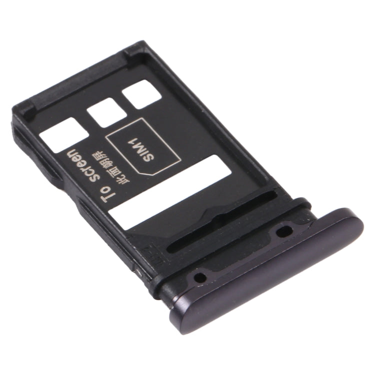 SIM Card Tray + SIM Card Tray for Huawei Nova 7 5G (Black) - Card Socket by PMc TechLife | Online Shopping South Africa | PMc TechLife | Buy Now Pay Later Mobicred