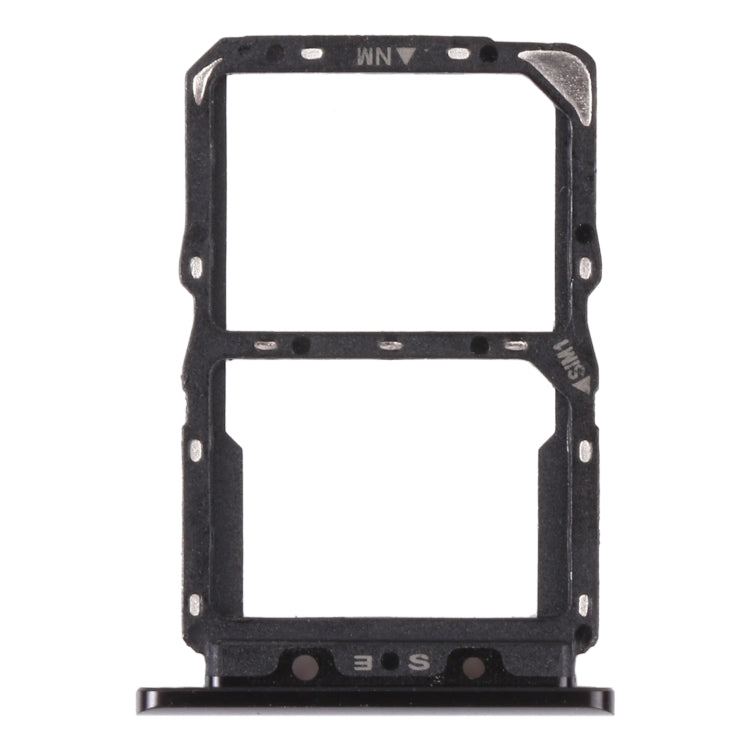 SIM Card Tray + NM Card Tray for Huawei Nova 5 Pro (Black) - Card Socket by PMc TechLife | Online Shopping South Africa | PMc TechLife | Buy Now Pay Later Mobicred
