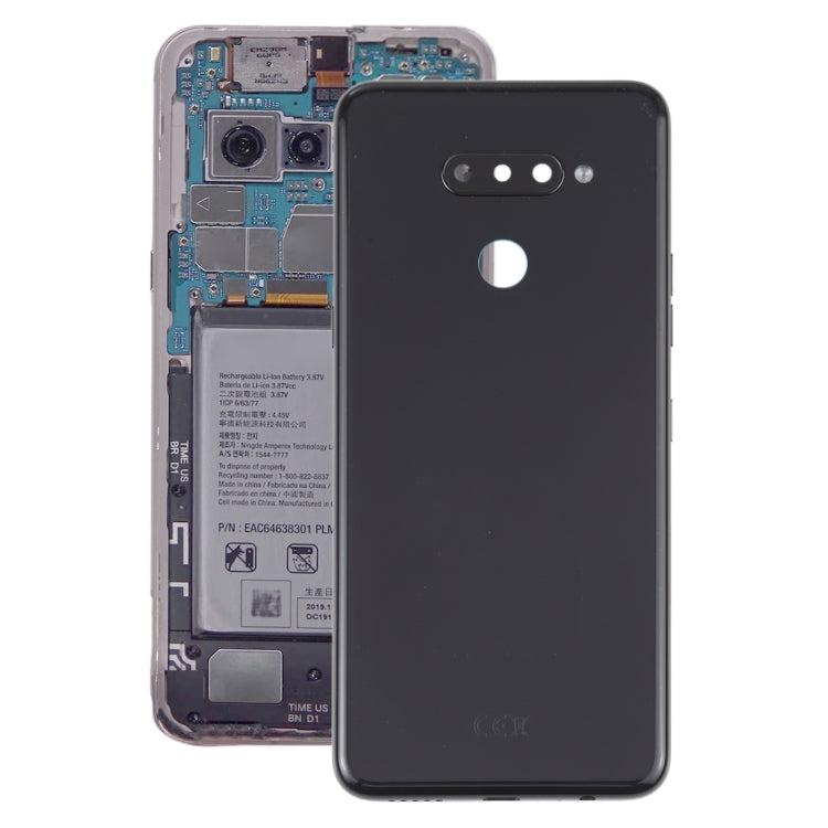 Back Battery Cover for LG K50s LMX540HM LM-X540 LM-X540BMW LMX540BMW(Black) - For LG by PMC Jewellery | Online Shopping South Africa | PMC Jewellery | Buy Now Pay Later Mobicred