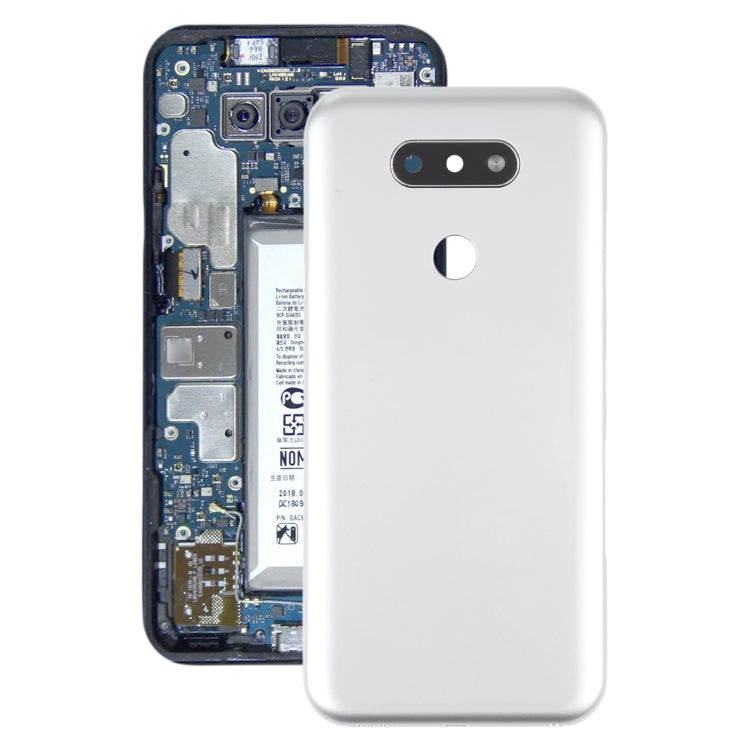 Back Battery Cover for LG K31 / Q31 LM-K300Q LMK300(Silver) - For LG by PMC Jewellery | Online Shopping South Africa | PMC Jewellery | Buy Now Pay Later Mobicred
