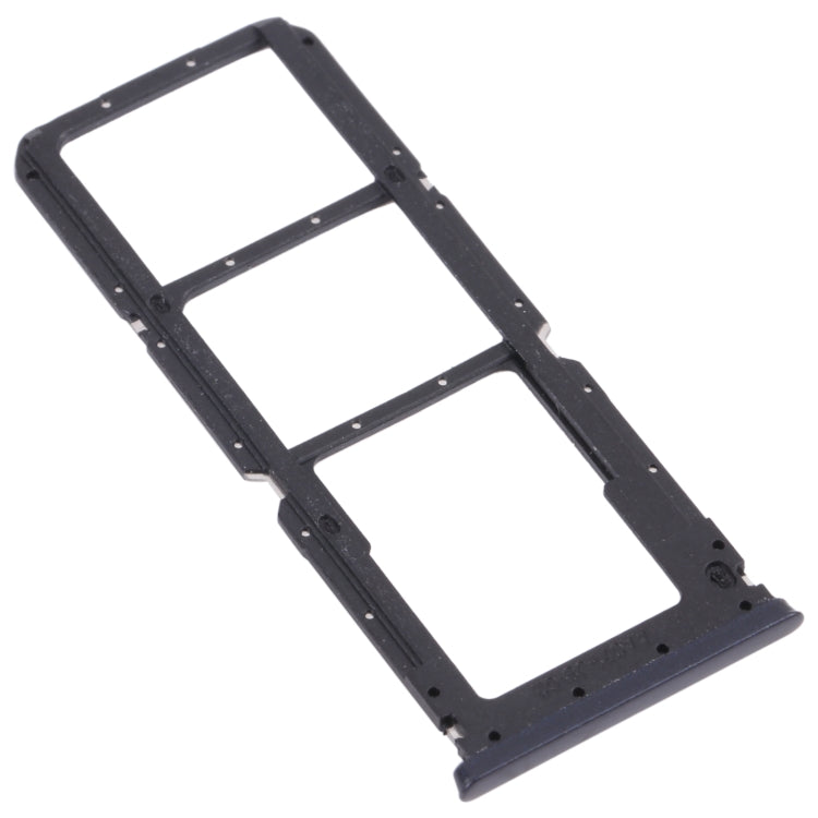 For OPPO A54 CPH2239 / A55 4G SIM Card Tray + SIM Card Tray + Micro SD Card Tray(Black) - Card Tray by PMc TechLife | Online Shopping South Africa | PMc TechLife | Buy Now Pay Later Mobicred
