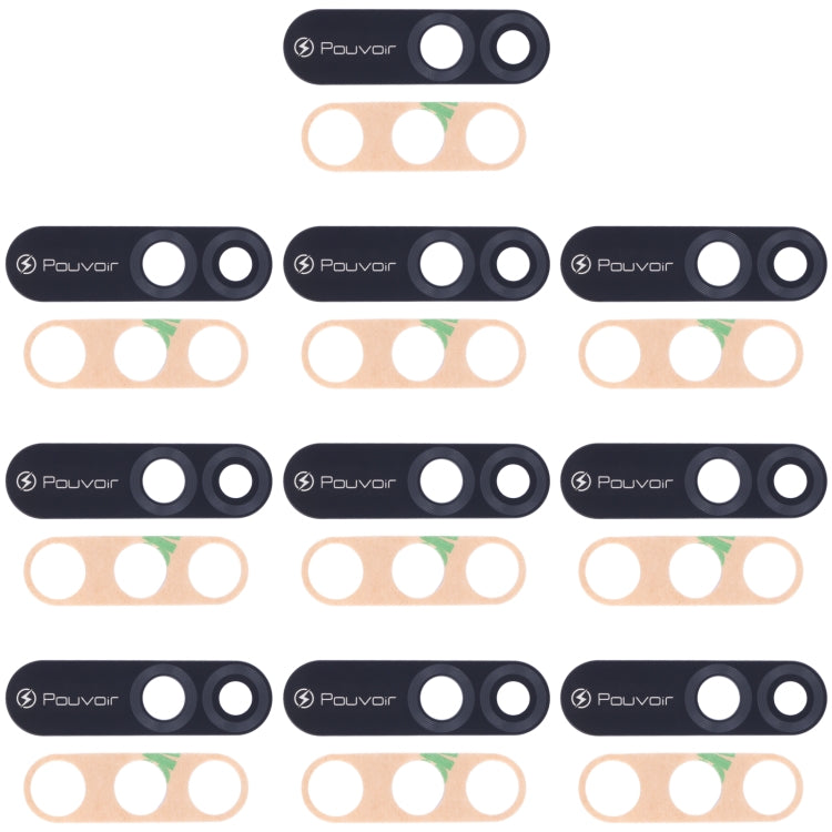 For Tecno Pouvoir 3 Air LC6 10pcs Back Camera Lens - Camera Parts by PMc TechLife | Online Shopping South Africa | PMc TechLife | Buy Now Pay Later Mobicred
