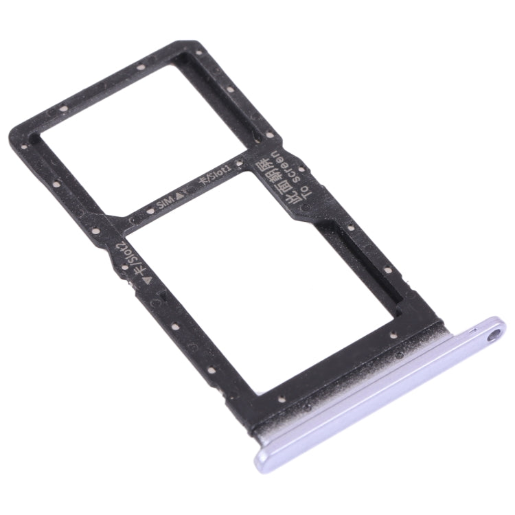 SIM Card Tray + SIM Card Tray / Micro SD Card Tray for Honor play 5T (Purple) - Card Socket by PMc TechLife | Online Shopping South Africa | PMc TechLife | Buy Now Pay Later Mobicred