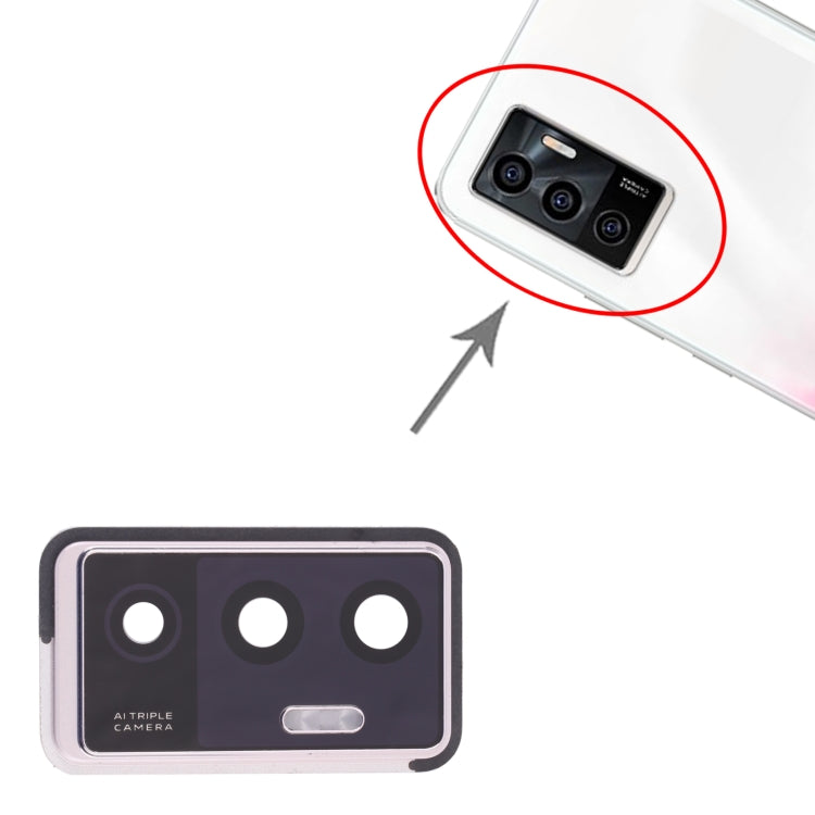 For Vivo S10e Back Camera Lens Frame (Gold) - Camera Parts by PMc TechLife | Online Shopping South Africa | PMc TechLife | Buy Now Pay Later Mobicred