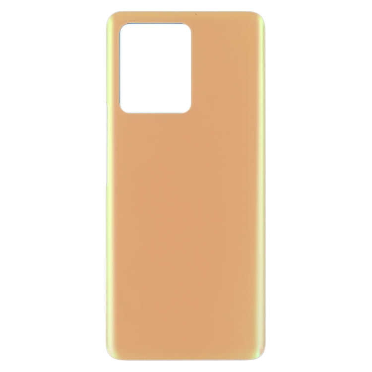 For vivo S12 Pro / V23 Pro V2163A V2132 Glass Battery Back Cover (Yellow) - Back Cover by PMC Jewellery | Online Shopping South Africa | PMC Jewellery | Buy Now Pay Later Mobicred