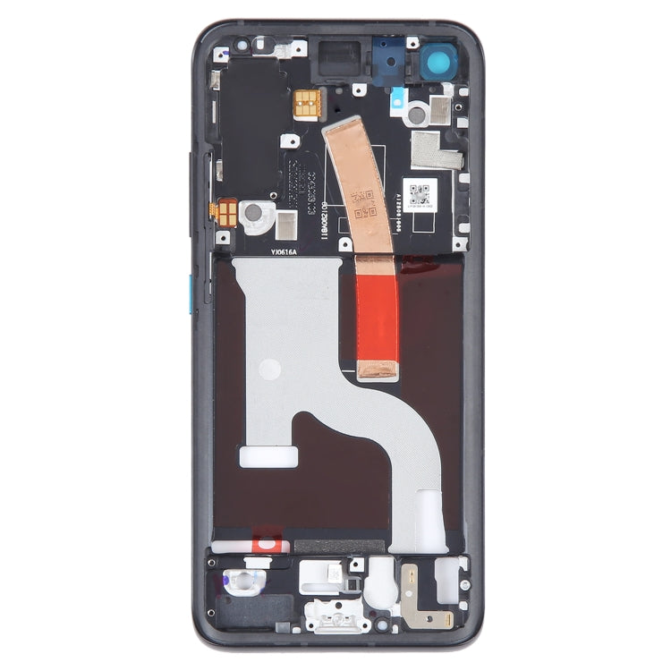 For Asus Zenfone 8 ZS 590KS-2A007EU I006D Middle Frame Bezel Plate (Black) - Frame Bezel Plate by PMC Jewellery | Online Shopping South Africa | PMC Jewellery