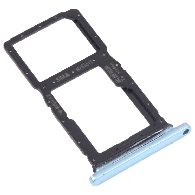 SIM Card Tray + SIM Card Tray / Micro SD Card Tray for Honor 9X (Green) - Card Socket by PMc TechLife | Online Shopping South Africa | PMc TechLife | Buy Now Pay Later Mobicred