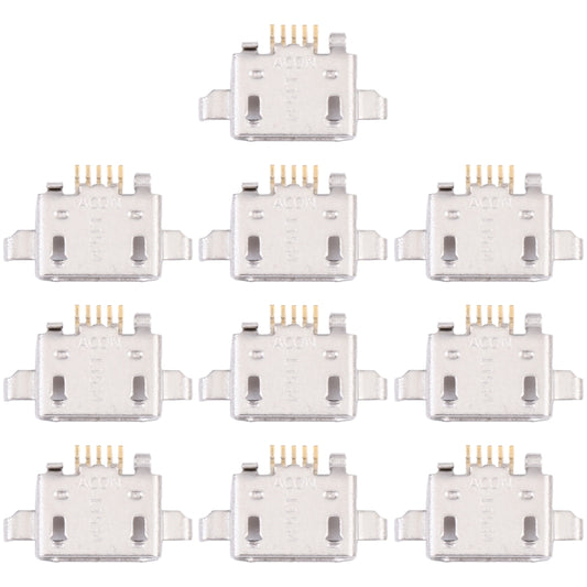 For Alcatel Pop 4 OT5051 10pcs Charging Port Connector - Single Tail Connector by PMC Jewellery | Online Shopping South Africa | PMC Jewellery | Buy Now Pay Later Mobicred