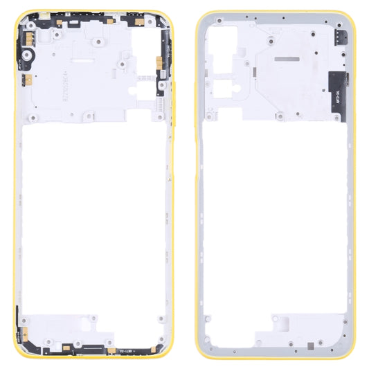 Original Middle Frame Bezel Plate for Xiaomi Poco M3 Pro 5G M2103K19PG M2103K19PI (Yellow) - Frame Bezel Plate by PMC Jewellery | Online Shopping South Africa | PMC Jewellery | Buy Now Pay Later Mobicred
