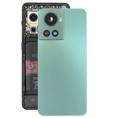 For OnePlus 10R/Ace Battery Back Cover with Camera Lens (Green) - Back Cover by PMC Jewellery | Online Shopping South Africa | PMC Jewellery | Buy Now Pay Later Mobicred