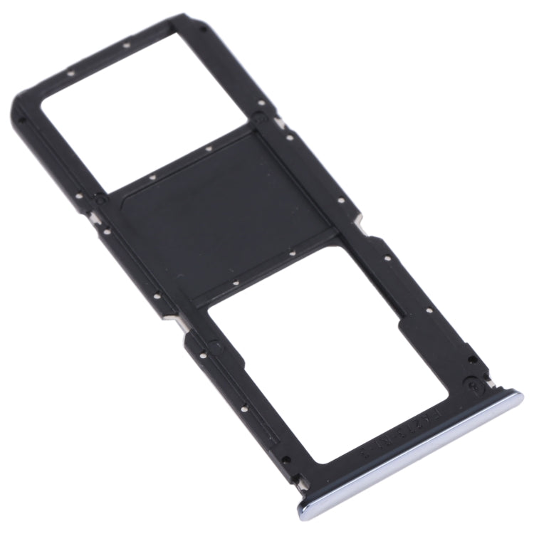 For OnePlus Nord N200 5G DE2118 / DE2117 SIM Card Tray + Micro SD Card Tray (Silver) - Card Tray by PMc TechLife | Online Shopping South Africa | PMc TechLife | Buy Now Pay Later Mobicred
