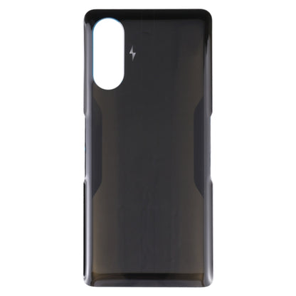 Glass Battery Back Cover for Xiaomi Redmi K40 Gaming(Black) - Back Cover by PMC Jewellery | Online Shopping South Africa | PMC Jewellery | Buy Now Pay Later Mobicred