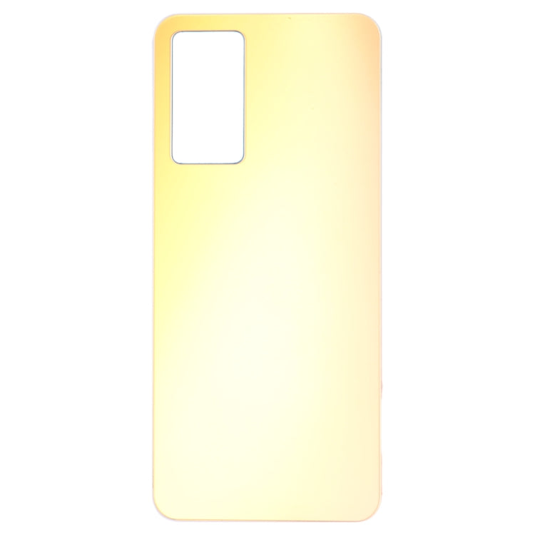 For vivo Y75 4G 2022/V23e Glass Battery Back Cover (Gold) - Back Cover by PMC Jewellery | Online Shopping South Africa | PMC Jewellery | Buy Now Pay Later Mobicred