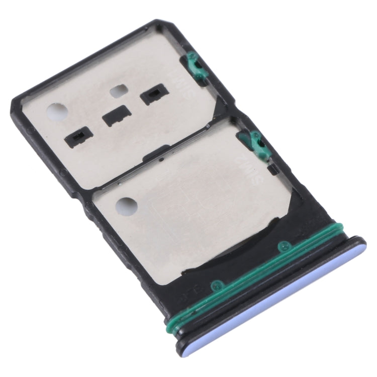 For OPPO Reno7 5G China / Reno7 5G SIM Card Tray + SIM Card Tray + Micro SD Card Tray (Blue) - Card Socket by PMc TechLife | Online Shopping South Africa | PMc TechLife | Buy Now Pay Later Mobicred