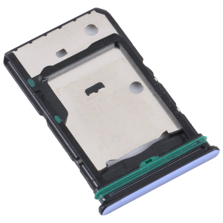 For OPPO Reno7 5G China / Reno7 5G SIM Card Tray + SIM Card Tray + Micro SD Card Tray (Blue) - Card Socket by PMc TechLife | Online Shopping South Africa | PMc TechLife | Buy Now Pay Later Mobicred