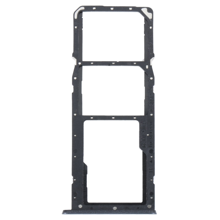 For Realme C35 SIM Card Tray + SIM Card Tray + Micro SD Card Tray (Black) - Card Socket by PMc TechLife | Online Shopping South Africa | PMc TechLife | Buy Now Pay Later Mobicred